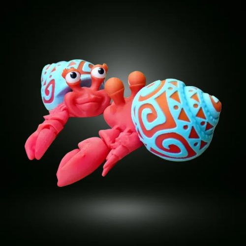 Rák díszes kagylóval