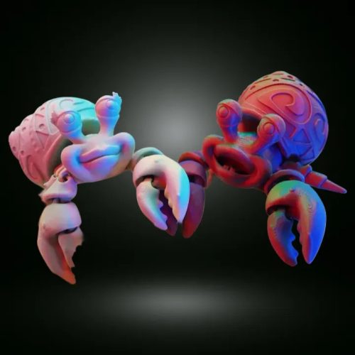 Rák díszes kagylóval