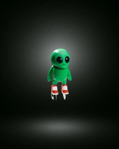 Apró korcsolyás alien