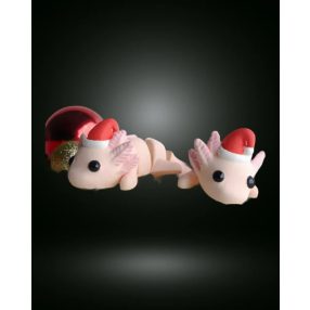 Karácsonyi axolotl baby
