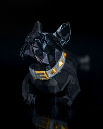 Francia bulldog dísz